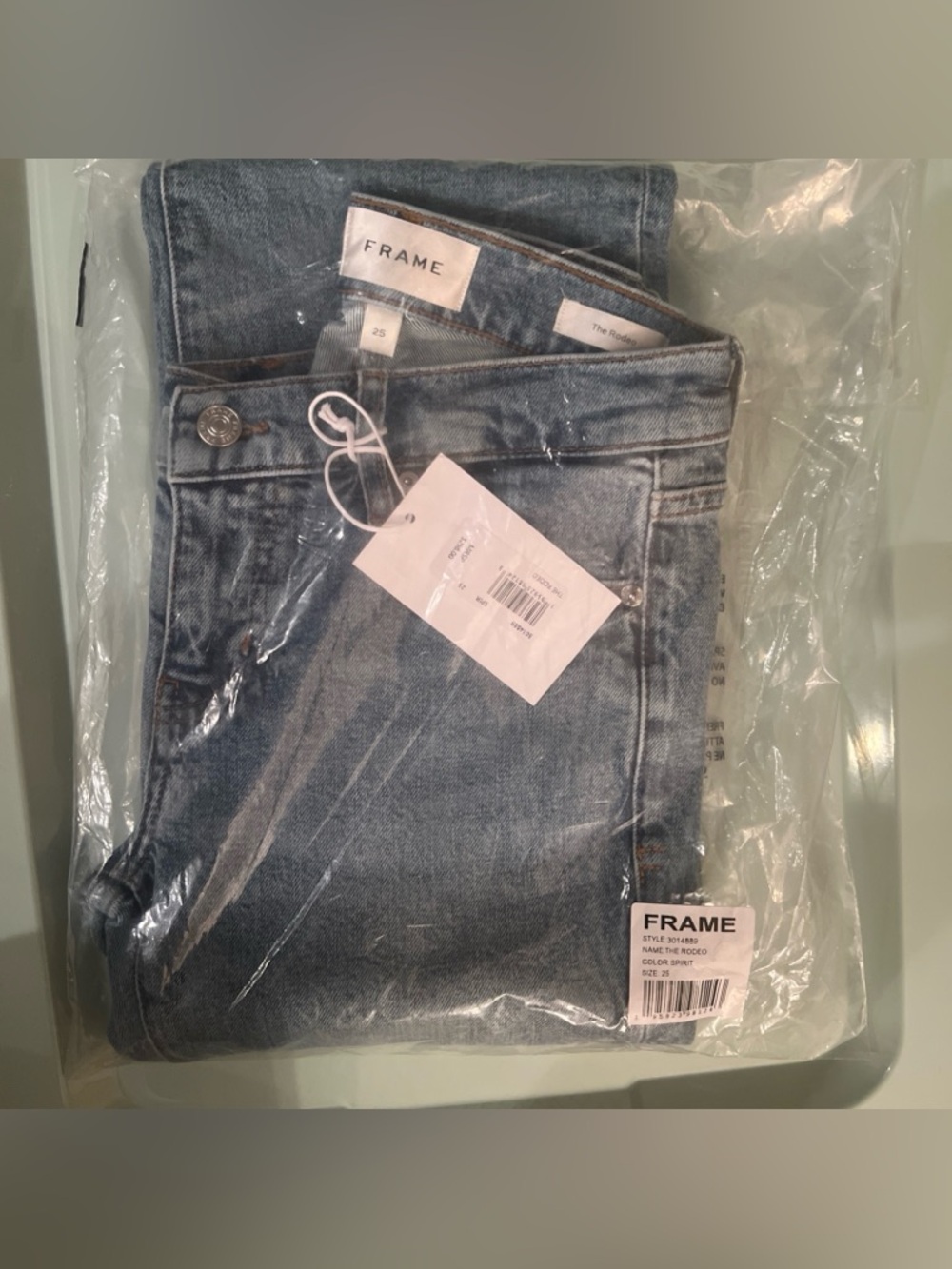 FRAME The Rodeo Low Rise Bootcut Jeans Spirit Wash Size 25 NWT $298 - Picture 9 of 13